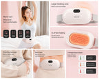 Portable Period Cramp Relief Massager, Heating Pad Belt
